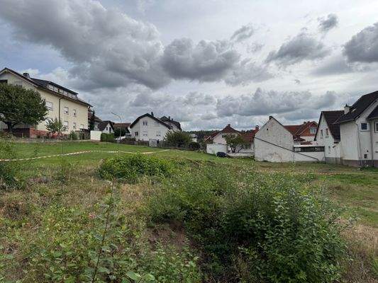 Grundstück Blick Richtung Osten