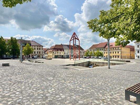Schöne Altstadt in Bischofswerda direkt nebenan