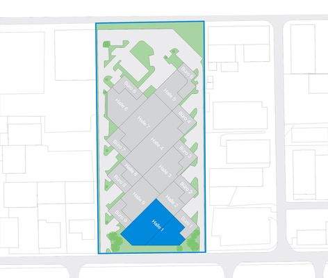 Laqgeplan - Site plan, Unit 1
