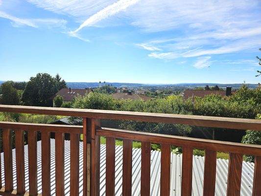 Blick vom Balkon Schlafzimmer OG