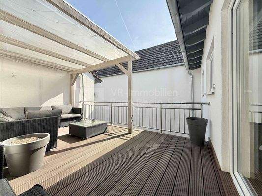 Balkon hinteres Haus