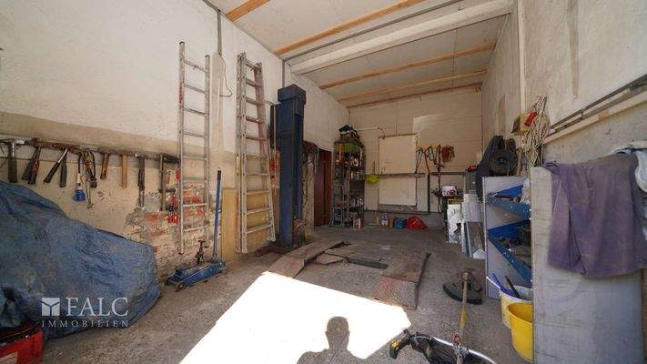 Werkstatt im Nebengebäude