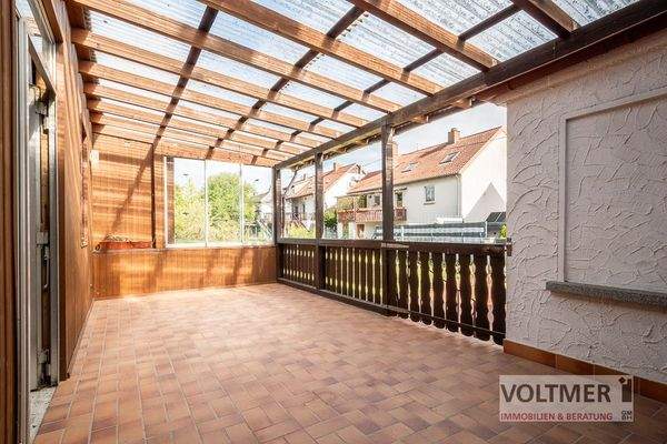 überdachte Terrasse