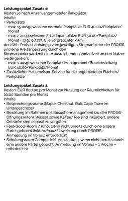 Leistungspakete