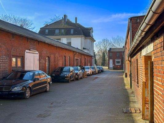 Blick Richtung Straße