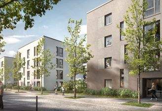 Neubauensemble mit klarer Formensprache