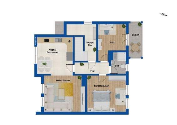 Grundriss 1. Obergeschoss