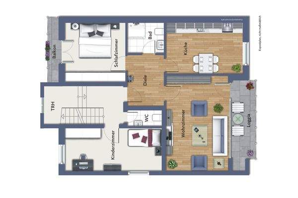 Grundriss Obergeschoss