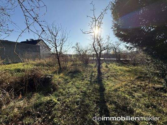 Ausblick Grundstück