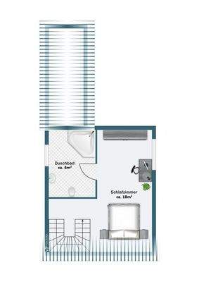 Obergeschoss Gästehaus