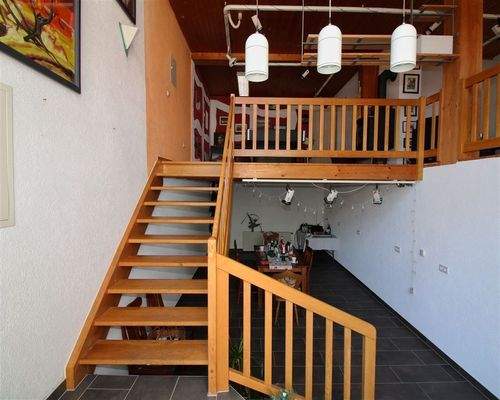 Atelier mit offener Galerie