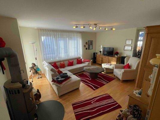 Wohnzimmer mit Schwedenofen