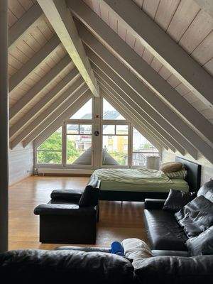 Schlafzimmer mit Studiocharakter