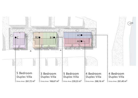 Seaview Villas with Private Gardens in İzmir Güzelbahçe