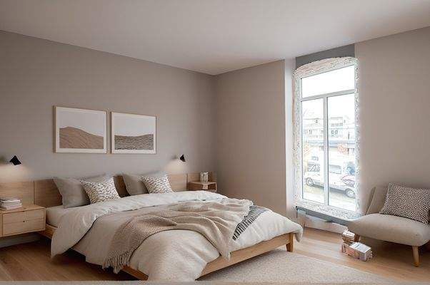 Schlafzimmer Beispiel - Visualisierung