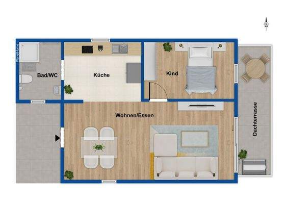 Grundriss Dachgeschoss