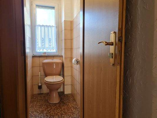 EG rechts: Toilette
