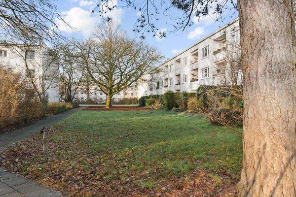 Blick auf die Hinterseite des Hauses