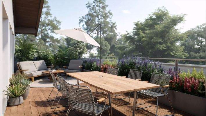 Terrasse - visualisiert