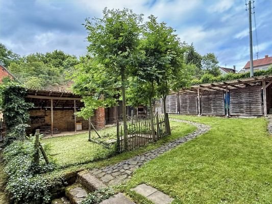 Garten Rückseite