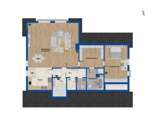 Grundriss Dachgeschoss