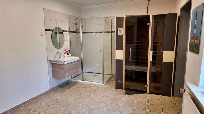 Duschbad im EG m. Sauna