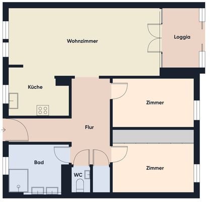 Grundrissplan ohne Maßstab