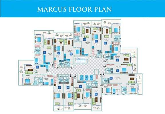 Apartments for Sale in a Compound in North Cyprus Long Beach