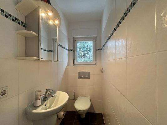 Gäste-WC im Erdgeschoss