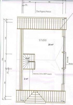 Grundriss Dachgeschoss