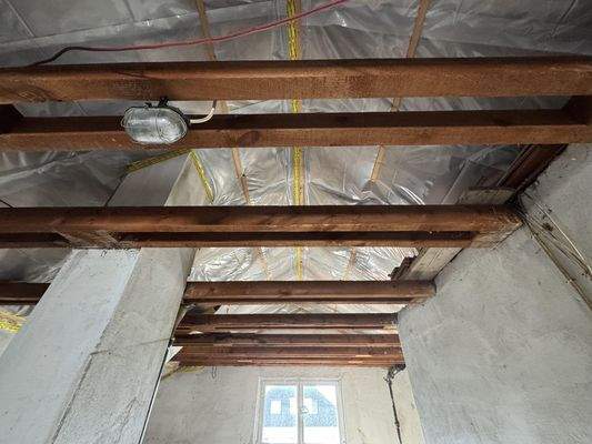 Blick in den Dachbden 