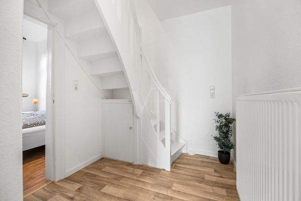 Der Flurbereich Wohnung 1