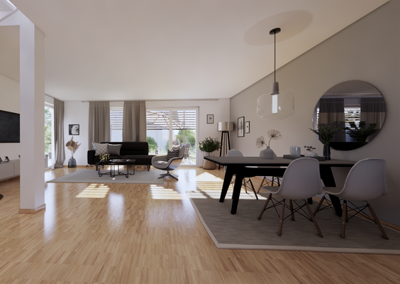 Animation Wohn-Essbereich 