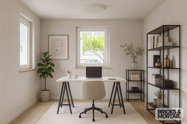Visualisierung Arbeitszimmer