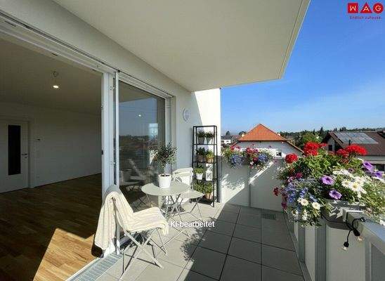 Möblierungsvorschlag Balkon KI generiert