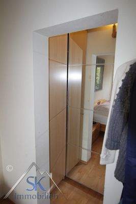 Ankleide im Schlafzimmer