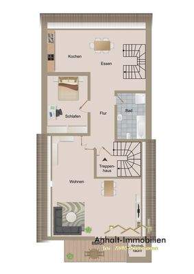 Markt 4, 1.DG - Exposégrundriss