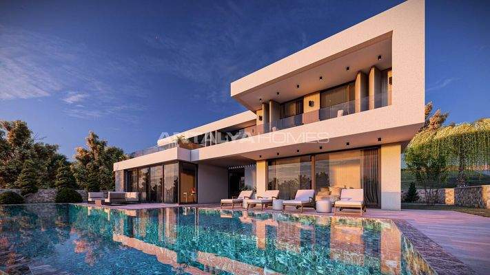 Sea-View House with Private Pool for Sale in Kalkan Kaş