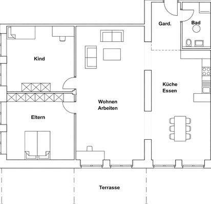 Grundriss Wohnung