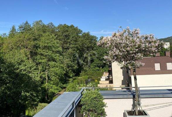 Blick von der Dachterrasse