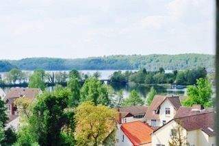 Blick aus einem der Dachzimmer