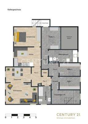 Grundriss Untergeschoss