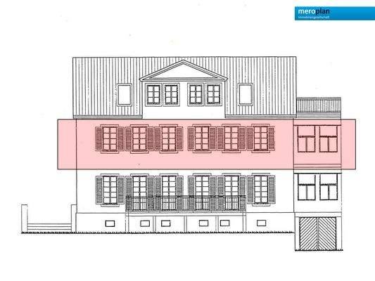 Süd-West-Ansicht in Richtung Park an der Ilm