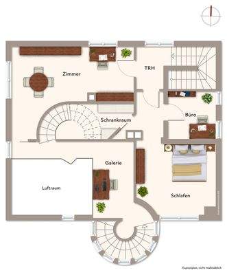 Obergeschoss Variante 1