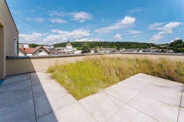 Terrasse mit Dachgarten