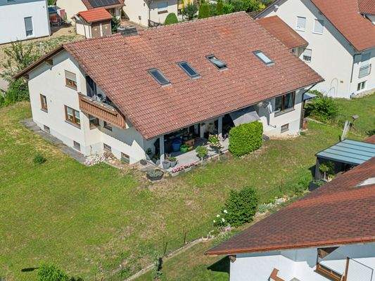 Hausansicht von oben