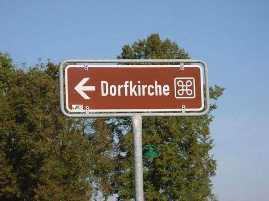 Hinweis auf die Kapelle