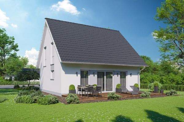 Terrassenansicht - unverbindliche Visualisierung