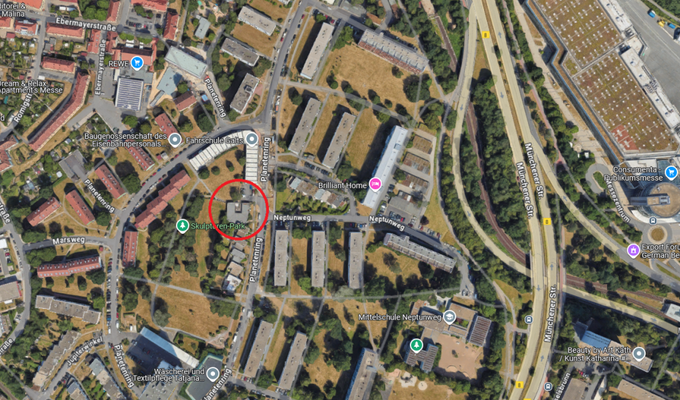 02 makro Luftbild Garagen