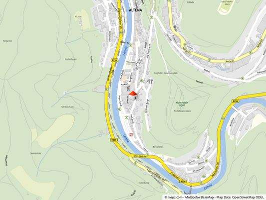 Geolyzer Kartenausschnitt